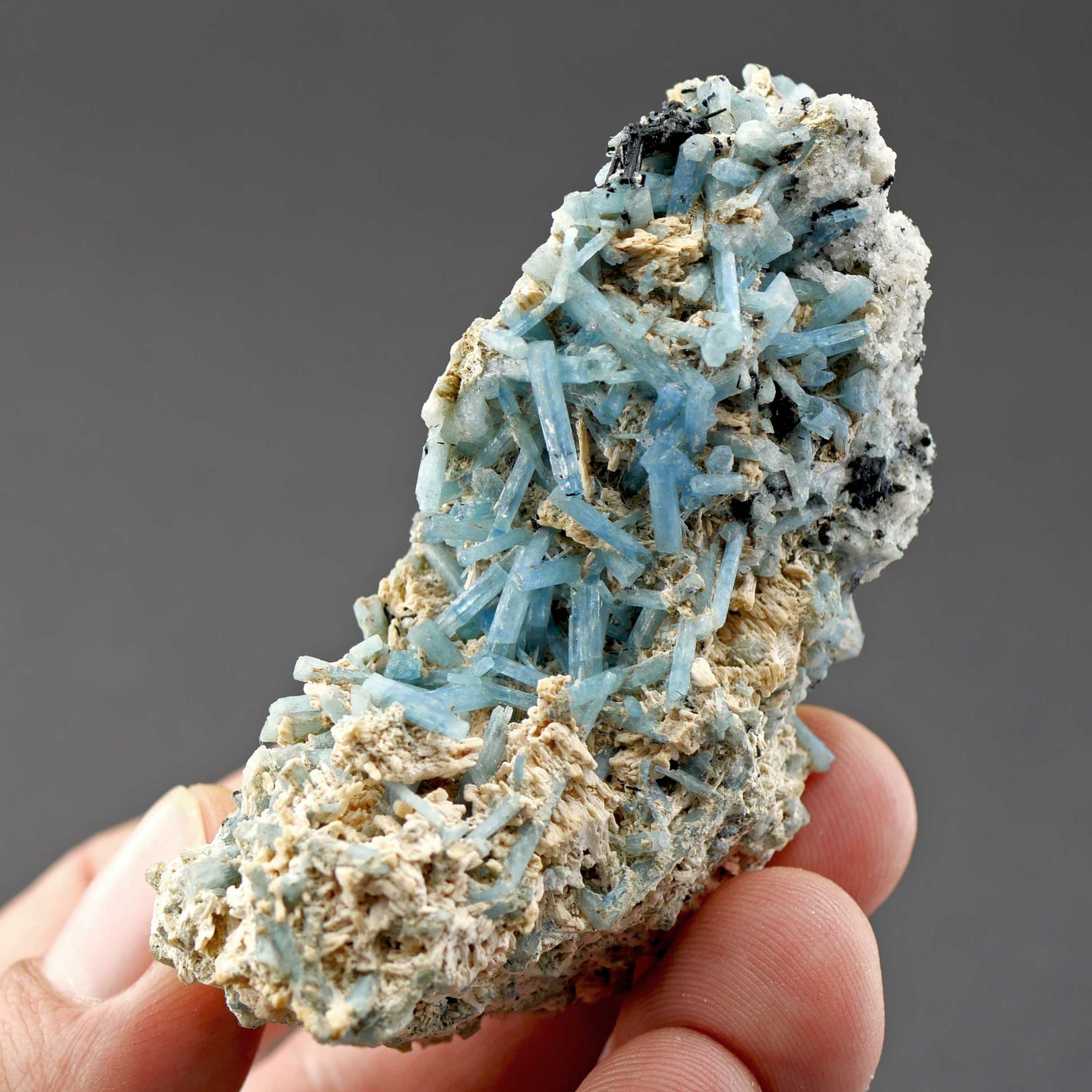 Aquamarin, Schörl – Erongo, Namibia