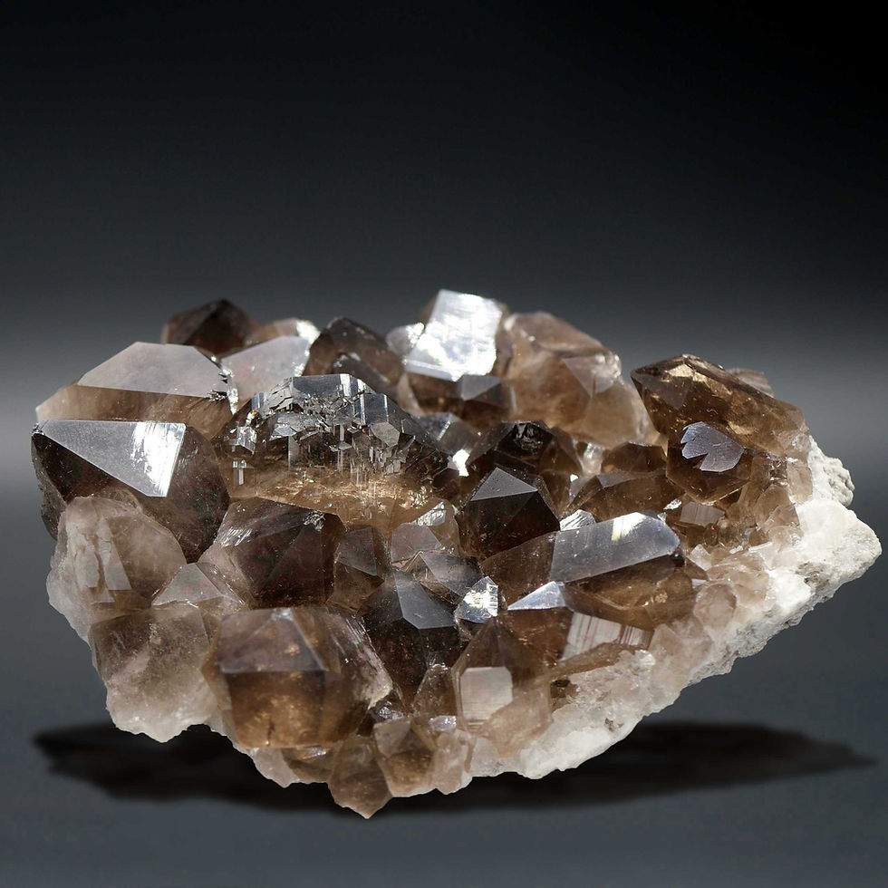 Thumbnail: Smoky quartz, Gwindel – Val Giuv, Graubünden, Switzerland