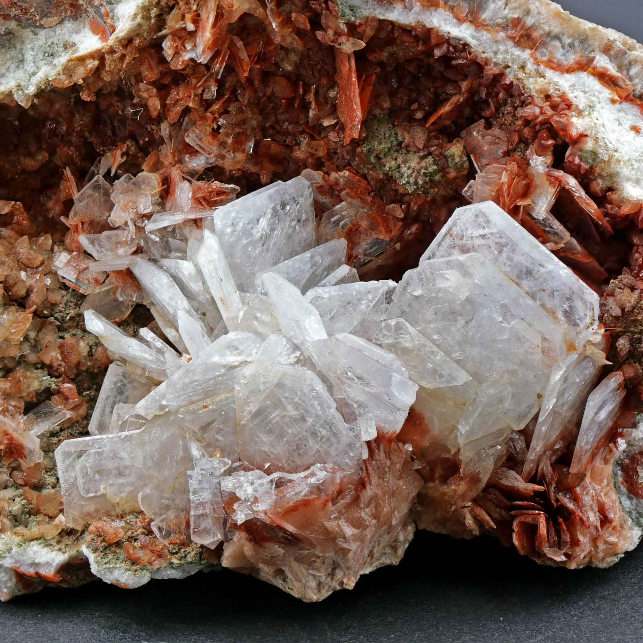 Coelestin, Calcit - Emery County, Utah, USA