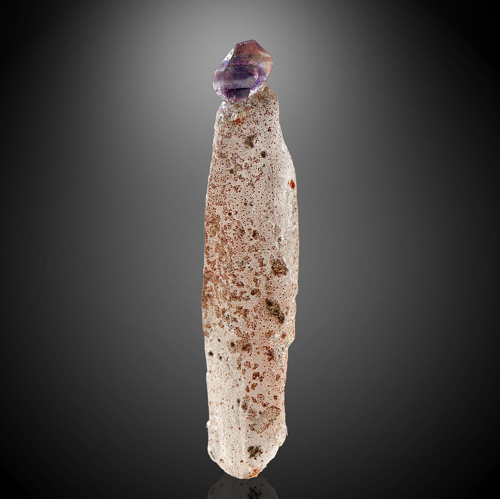Thumbnail: Amethyst Negative Scepter - Kakamunurla Mine, Karur, Tamil Nadu, India