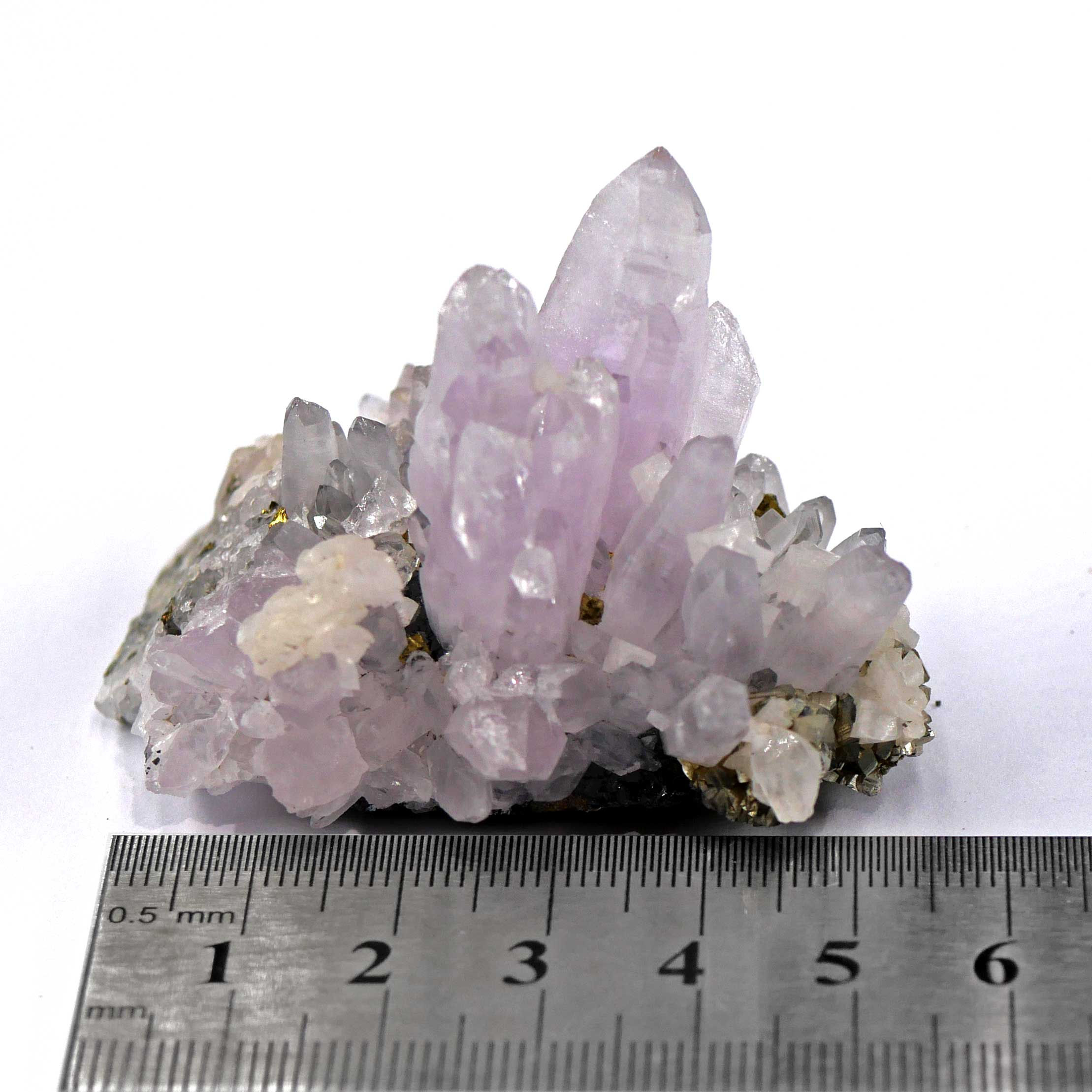 Amethyst, Chalcopyrit – Cavnic, Maramures, Rumänien