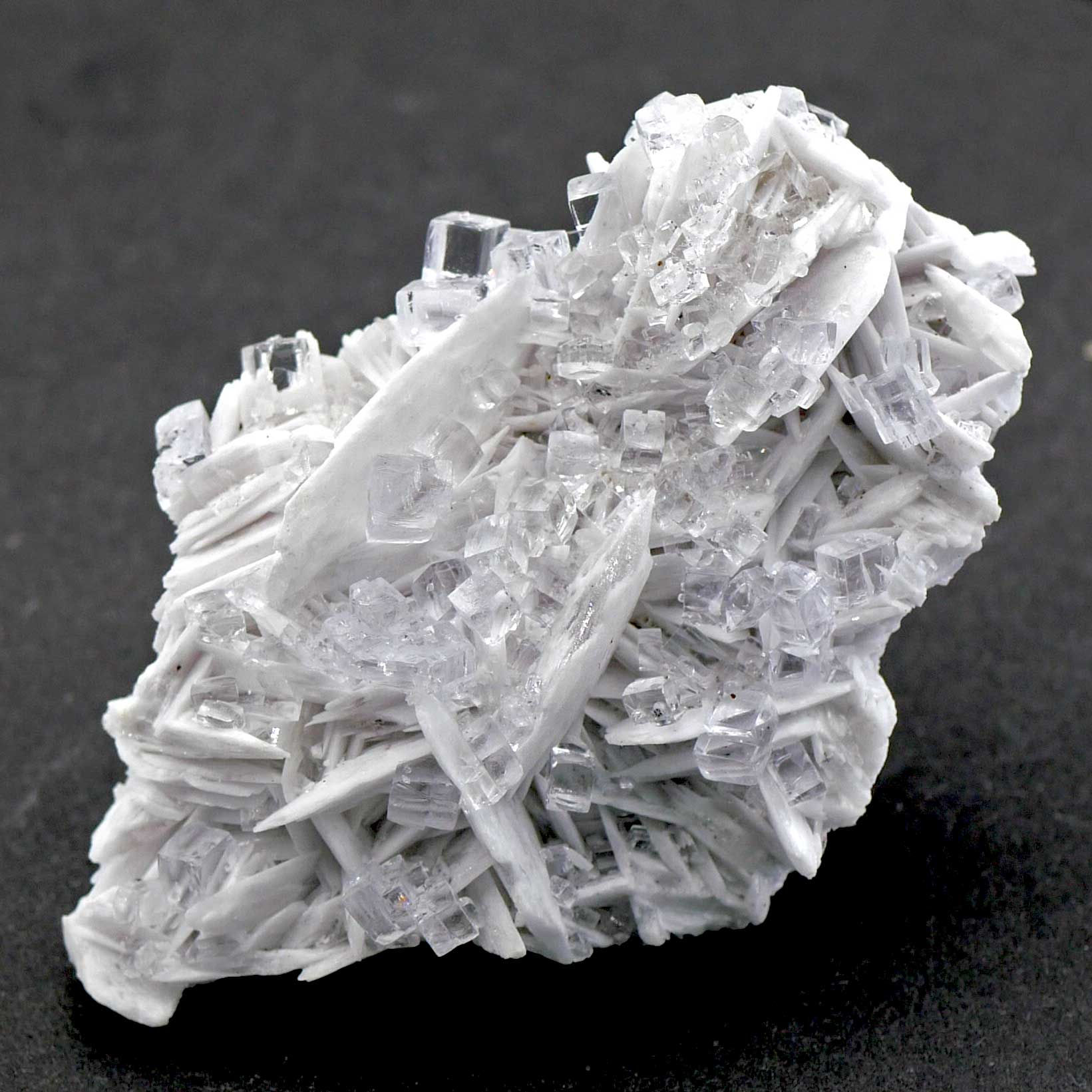 Fluorit, Baryt – Prado Caravia, Emilio Mine, Asturien, Spanien