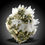 Thumbnail: Pyrite on Needle Quartz – Huanzala Mine, Huanuco, Peru