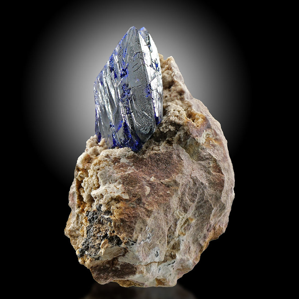 Thumbnail: Azurite – Kerrouchen, Khenifra, Morocco