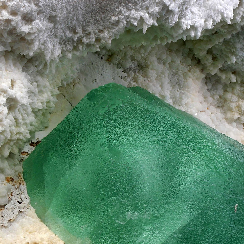 Miniaturbild: Fluorit, Quarz - Hushan Mine, Jiangshan Co., Zhejiang, China