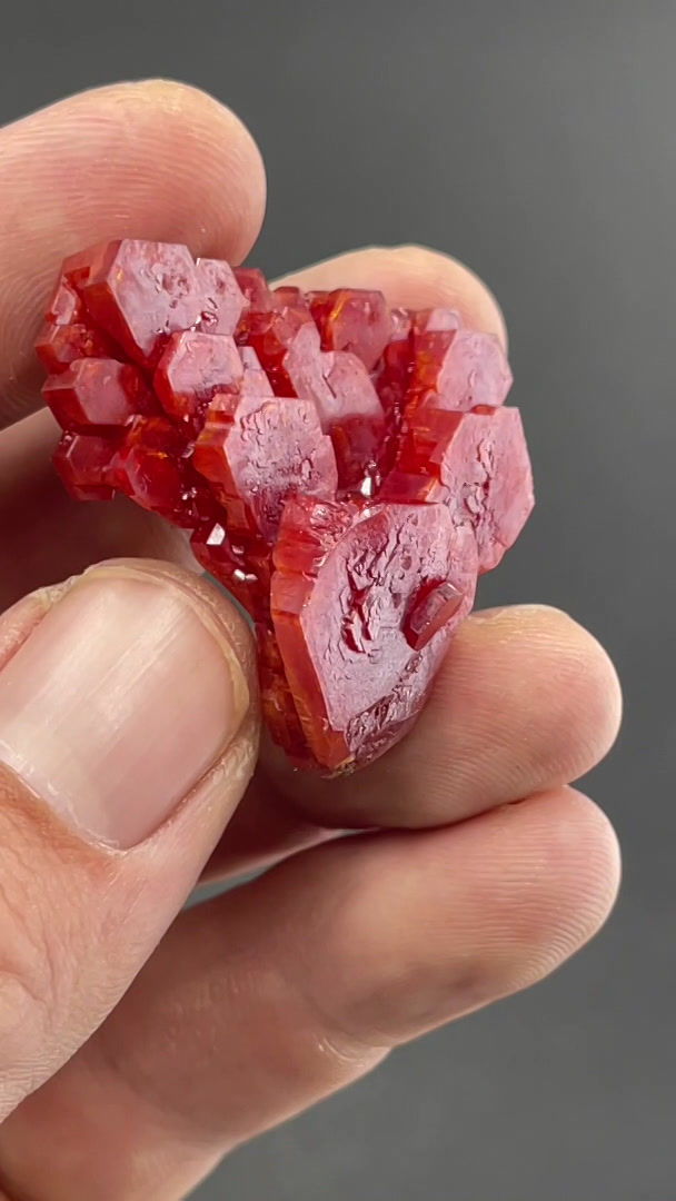 Thumbnail: Vanadinite – Mibladen, Midelt, Draa-Tafilalet, Morocco