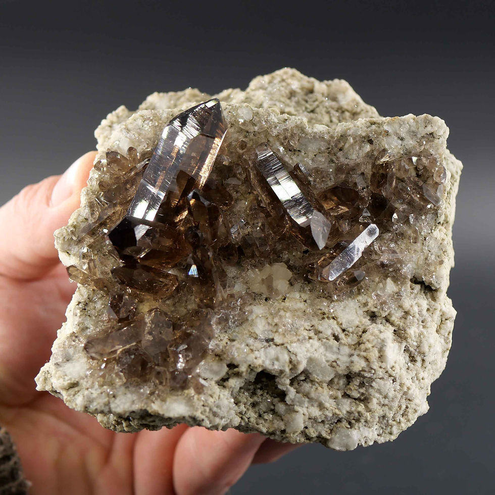 Thumbnail: Smoky Quartz – Galenstock, Rhone Glacier, Valais, Switzerland