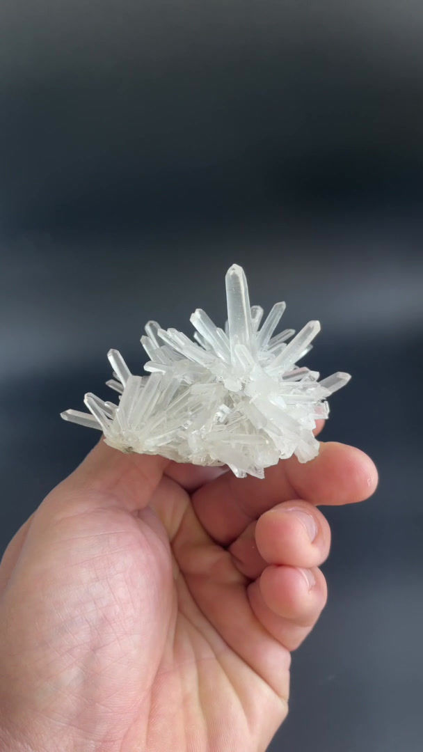 Thumbnail: Needle Quartz - Alimon Mine, Huaron, Huayllay, Pasco, Peru
