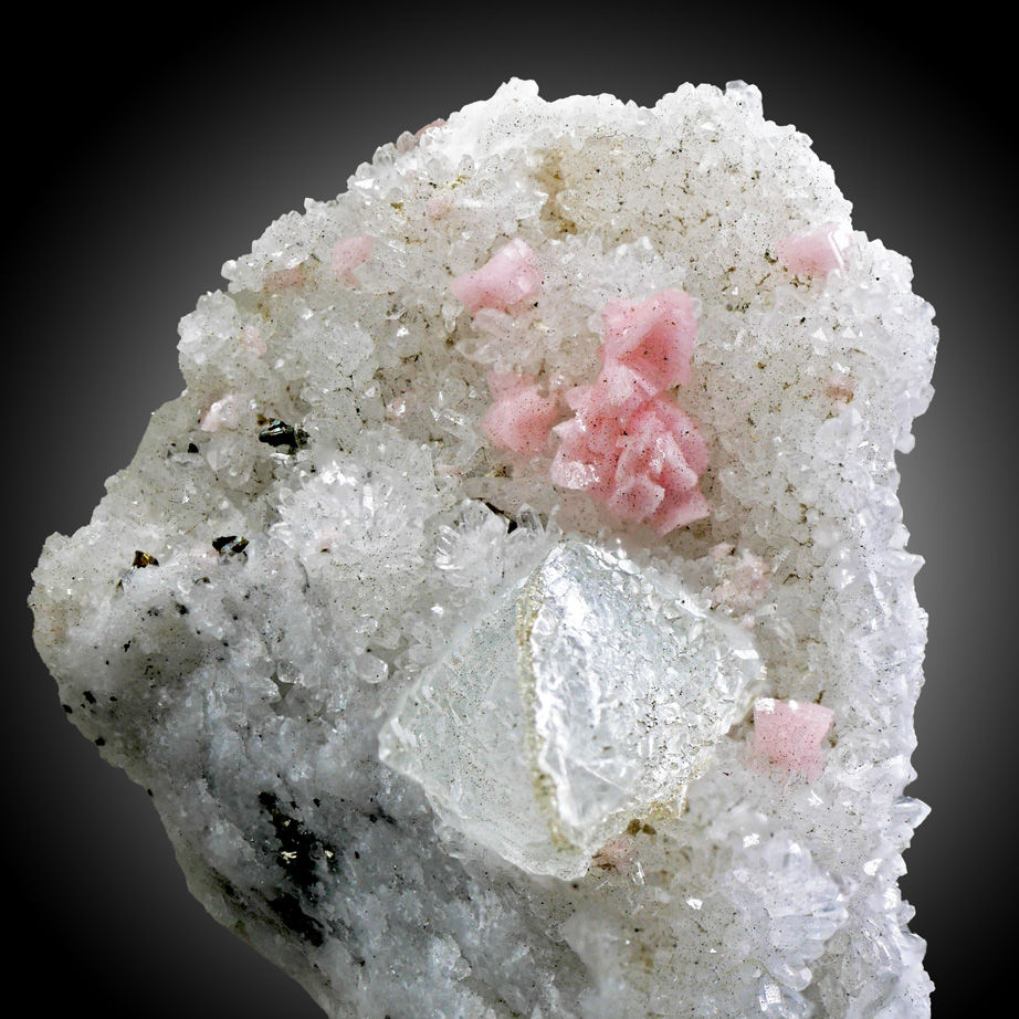 Rhodochrosit, Fluorit – American Tunnel Mine, Howardsville, Colorado,