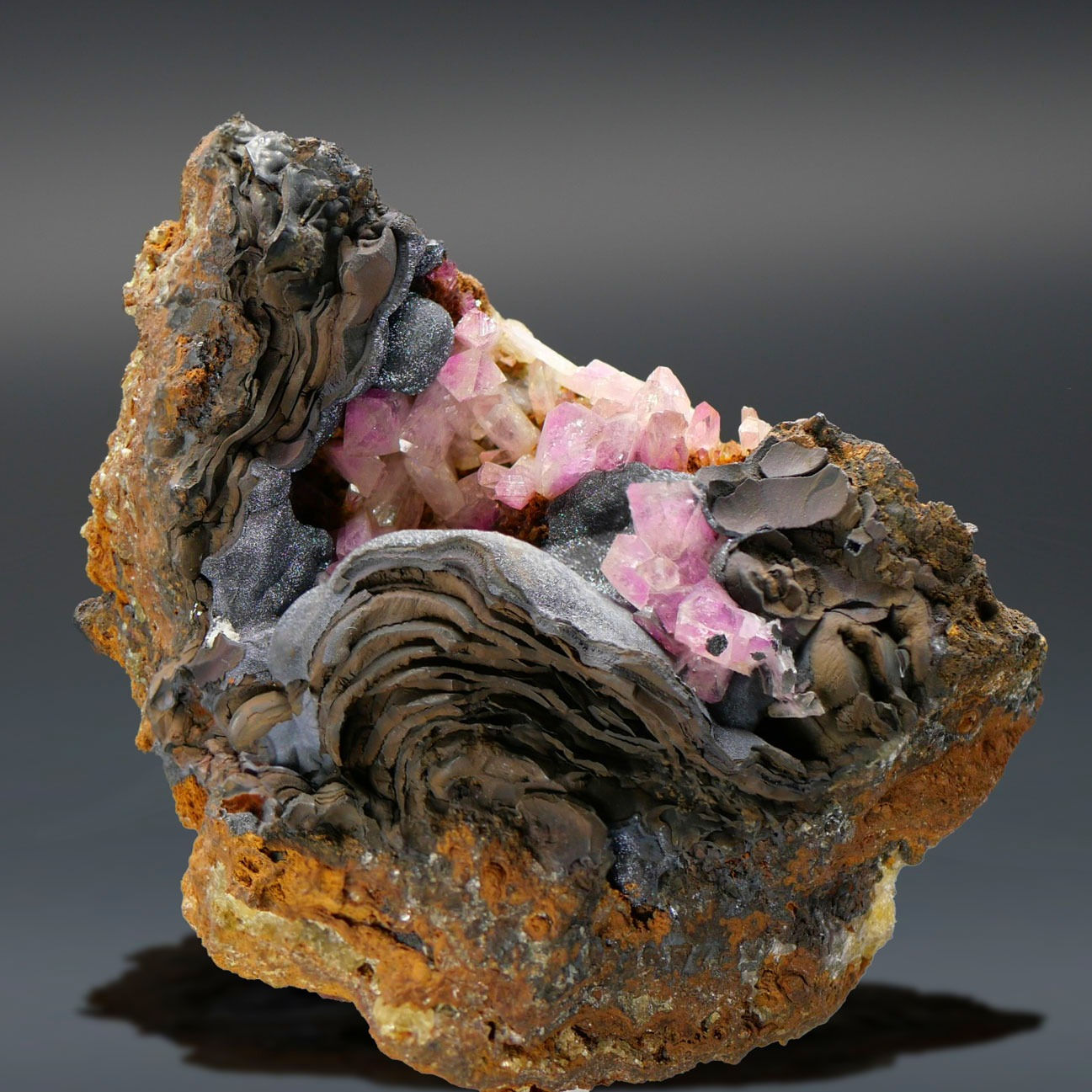Manganadamin – 1982 pocket, San Judas Chimney, Ojuela Mine, Mexiko