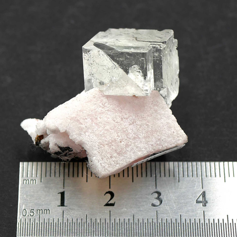 Thumbnail: Fluorite, Calcite – Naica, Mexico