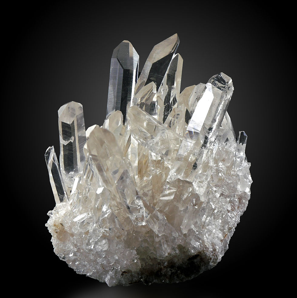 Thumbnail: Rock crystal, Dauphineer habitus – La Gardette, France