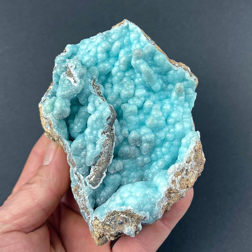 Thumbnail: Hemimorphite - Sa Duchessa Mine, Sardinia, Italy