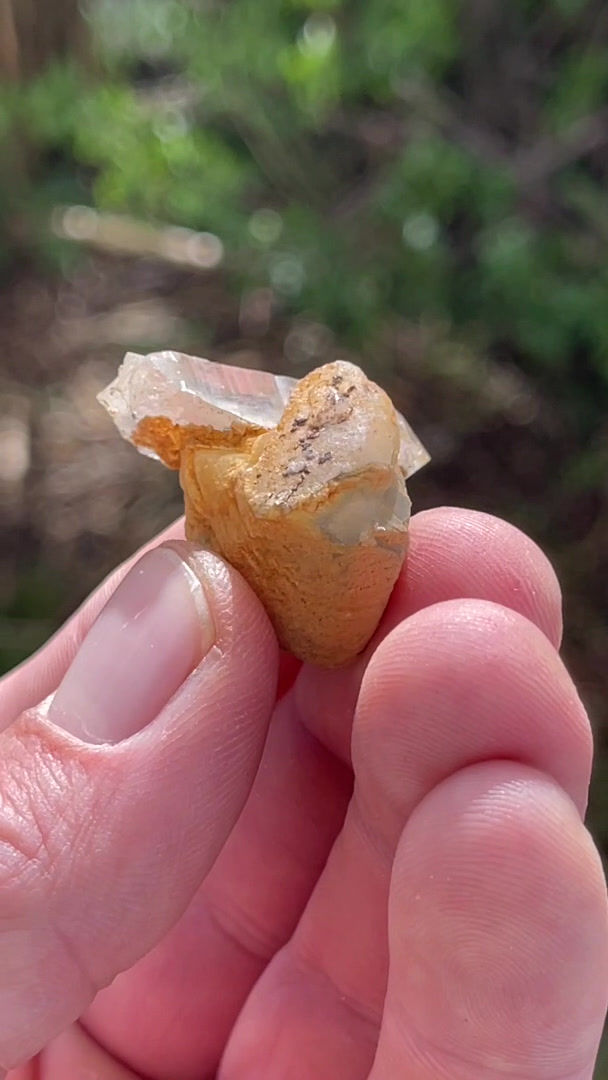 Thumbnail: Quartz with Calcite - Rauris, Pinzgau, Salzburg, Austria
