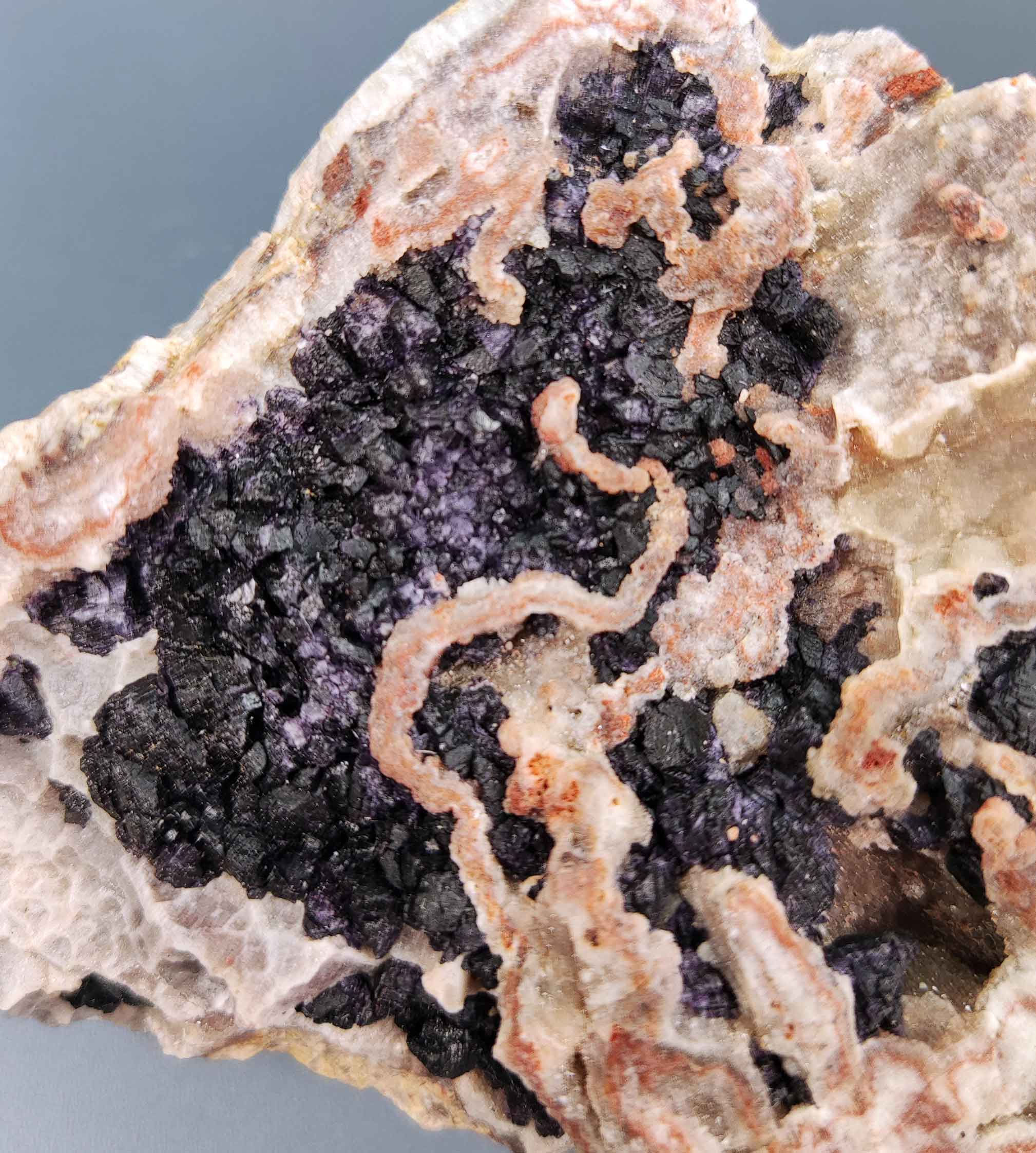 Fluorite (variety Antozonite) - Sulzbach near Donaustauf, Germany