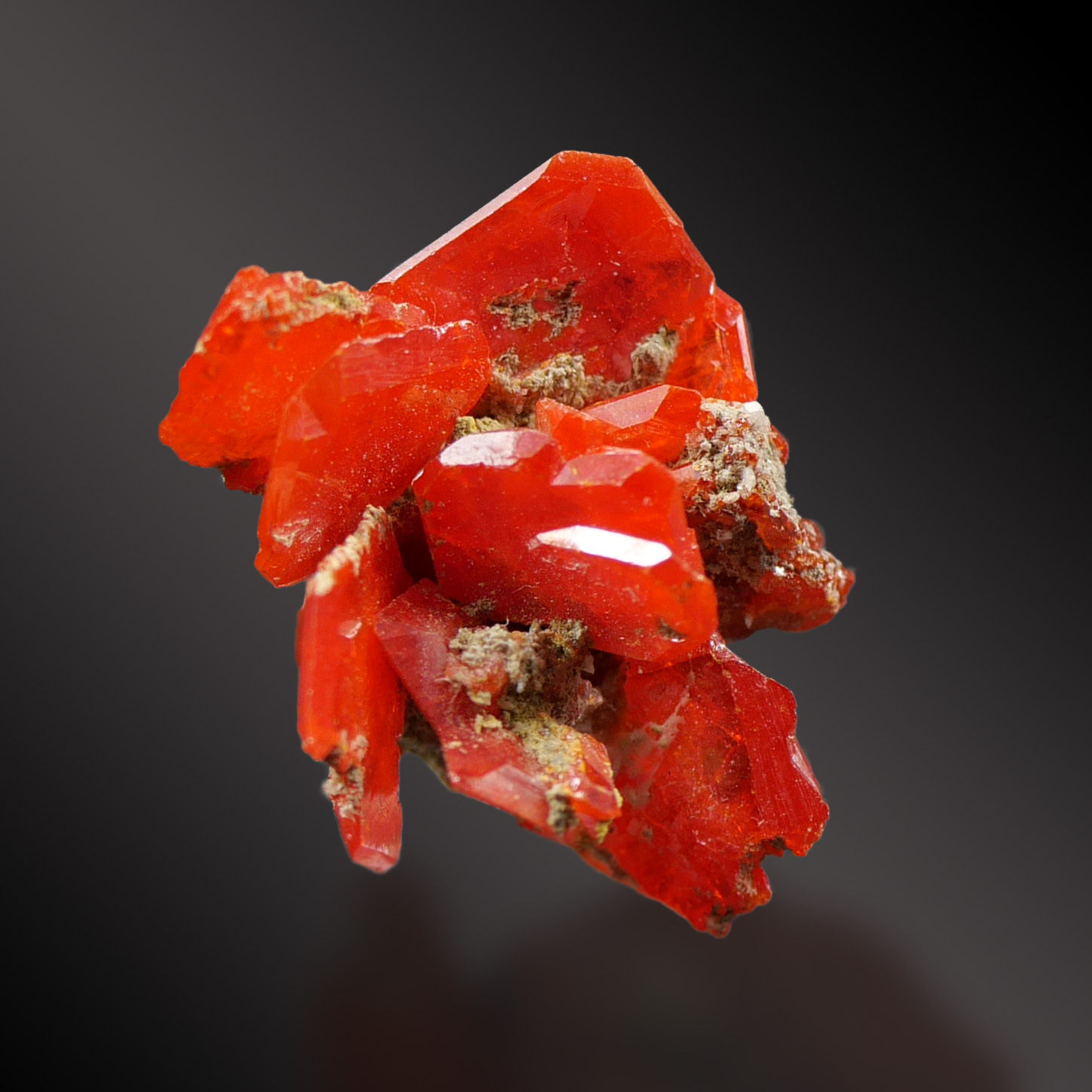 Wulfenite - Chah Kharboze Mine, Anarak, Esfahan, Iran