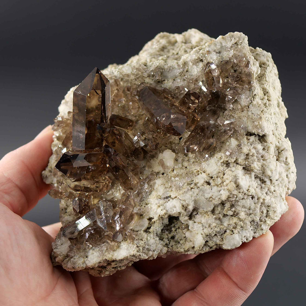 Thumbnail: Smoky Quartz – Galenstock, Rhone Glacier, Valais, Switzerland