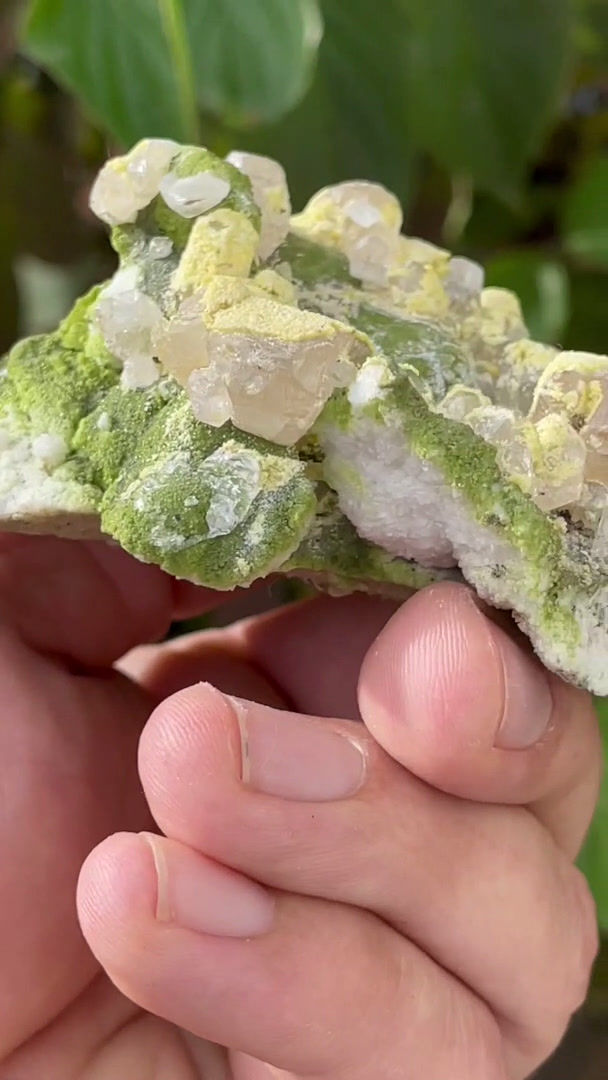 Thumbnail: Mottramit, Cerussit, Mimetesit – Tsumeb Mine, Otavi, Namibia