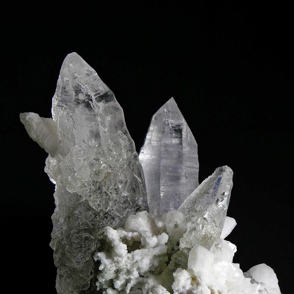 Thumbnail: Quartz with Pericline - Rauris, Austria