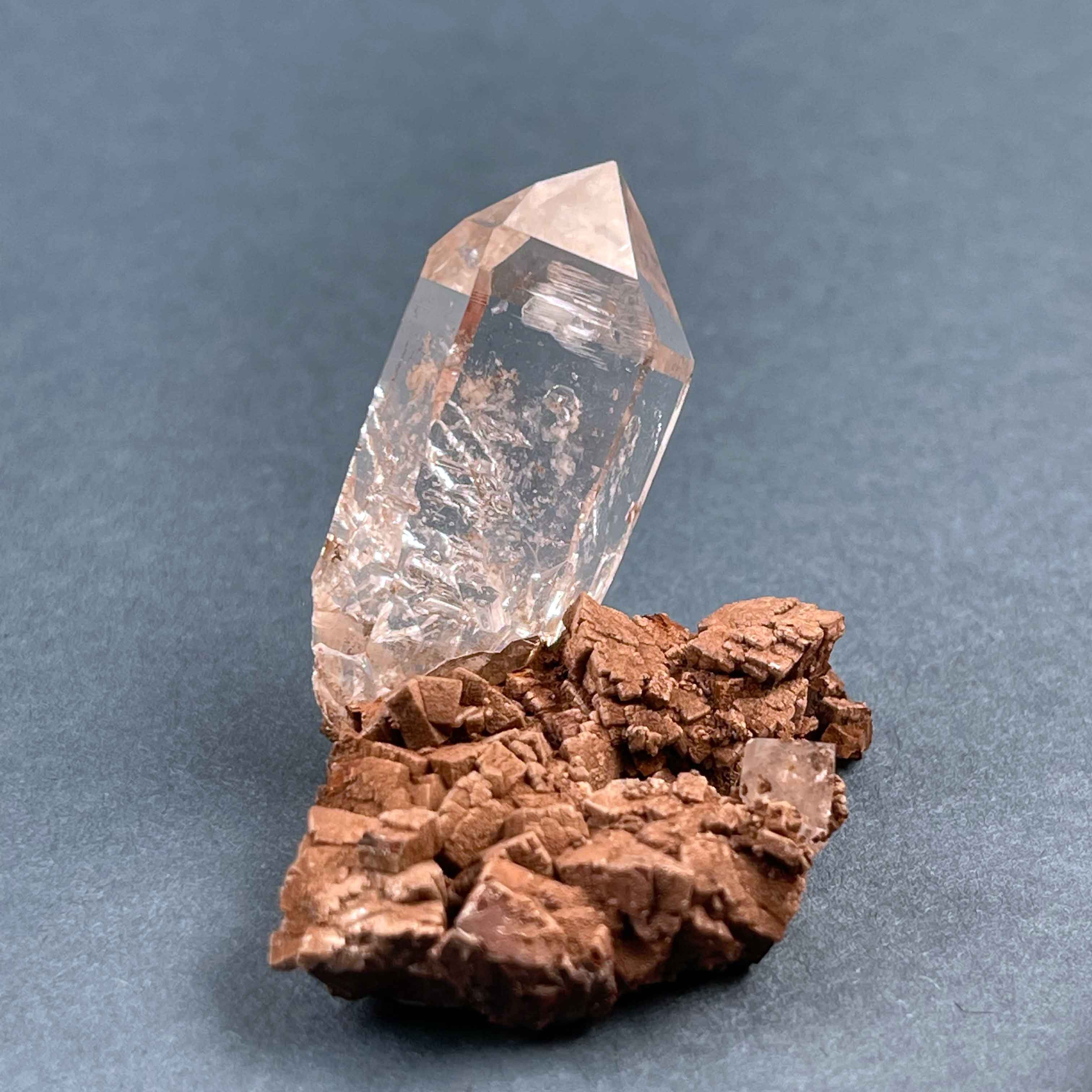 Quartz with siderite - Gourrama, Morocco