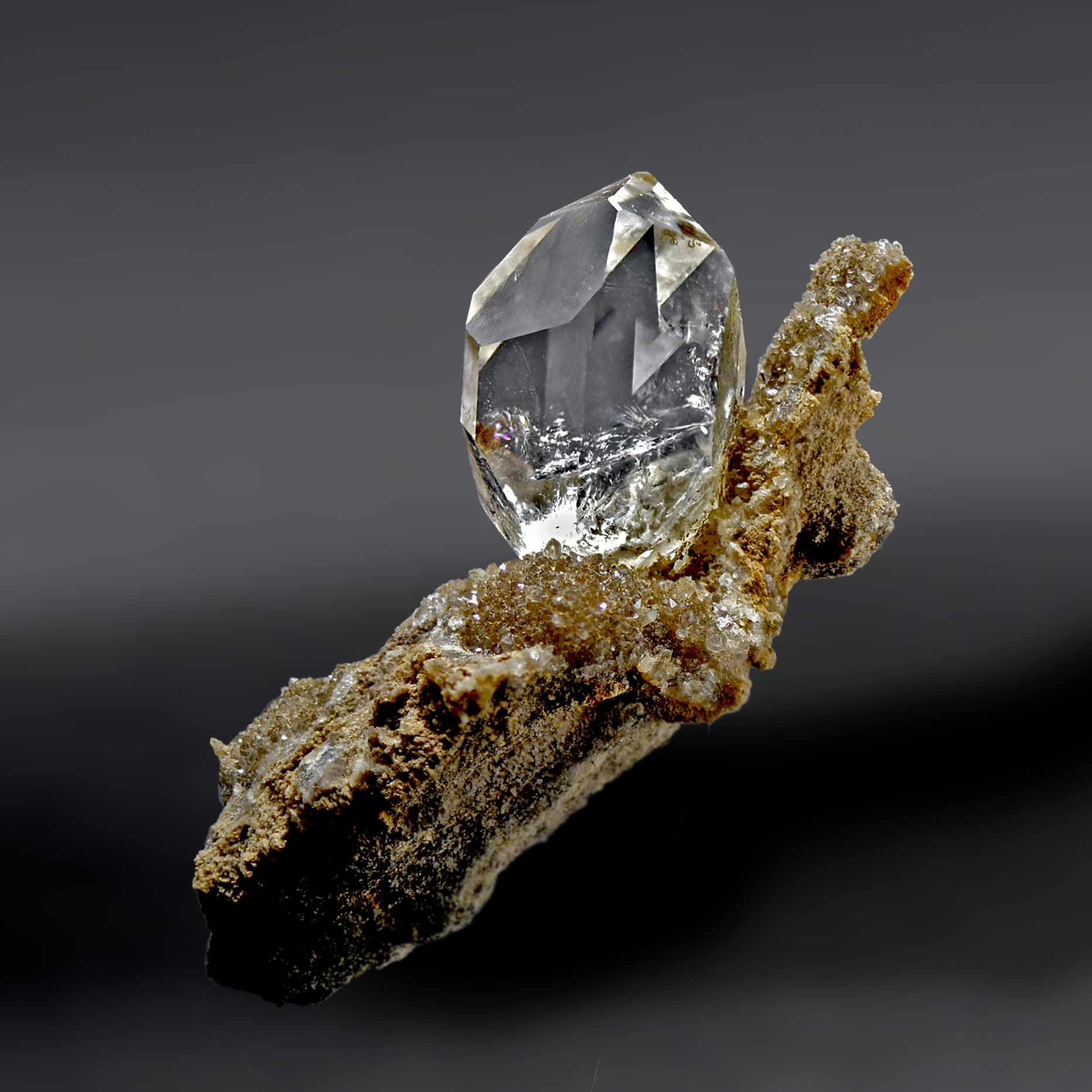 Quartz / Herkimer Diamond - Crystal Grove, Lassellsville, New York, USA