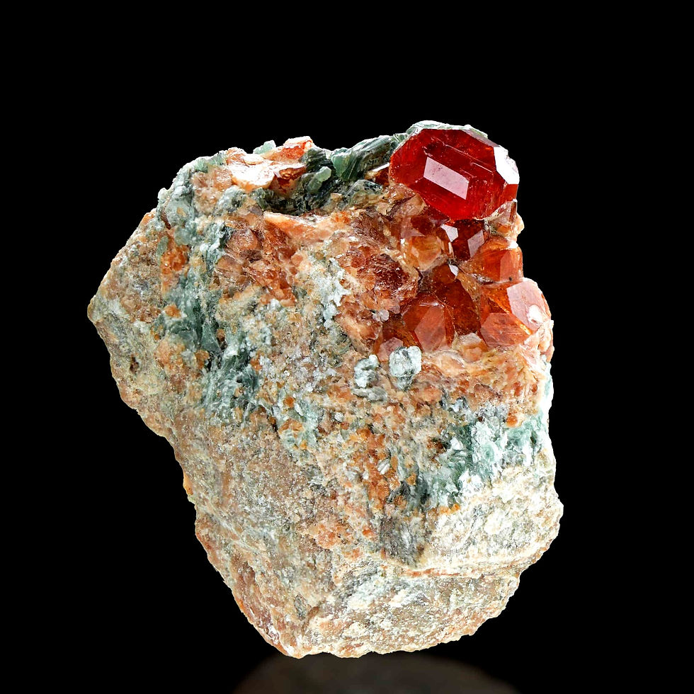 Hessonit – Pian della Mussa, Val d'Ala, Torino, Italien