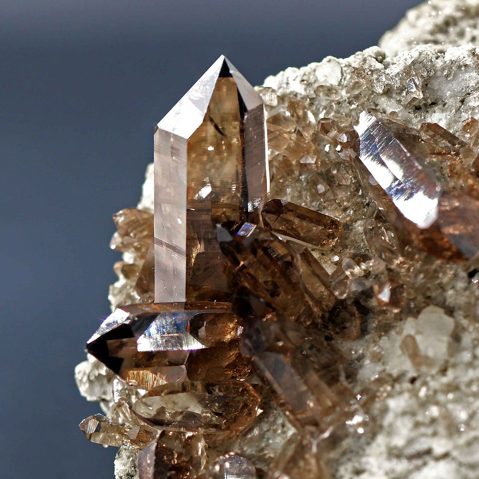 Thumbnail: Smoky Quartz – Galenstock, Rhone Glacier, Valais, Switzerland