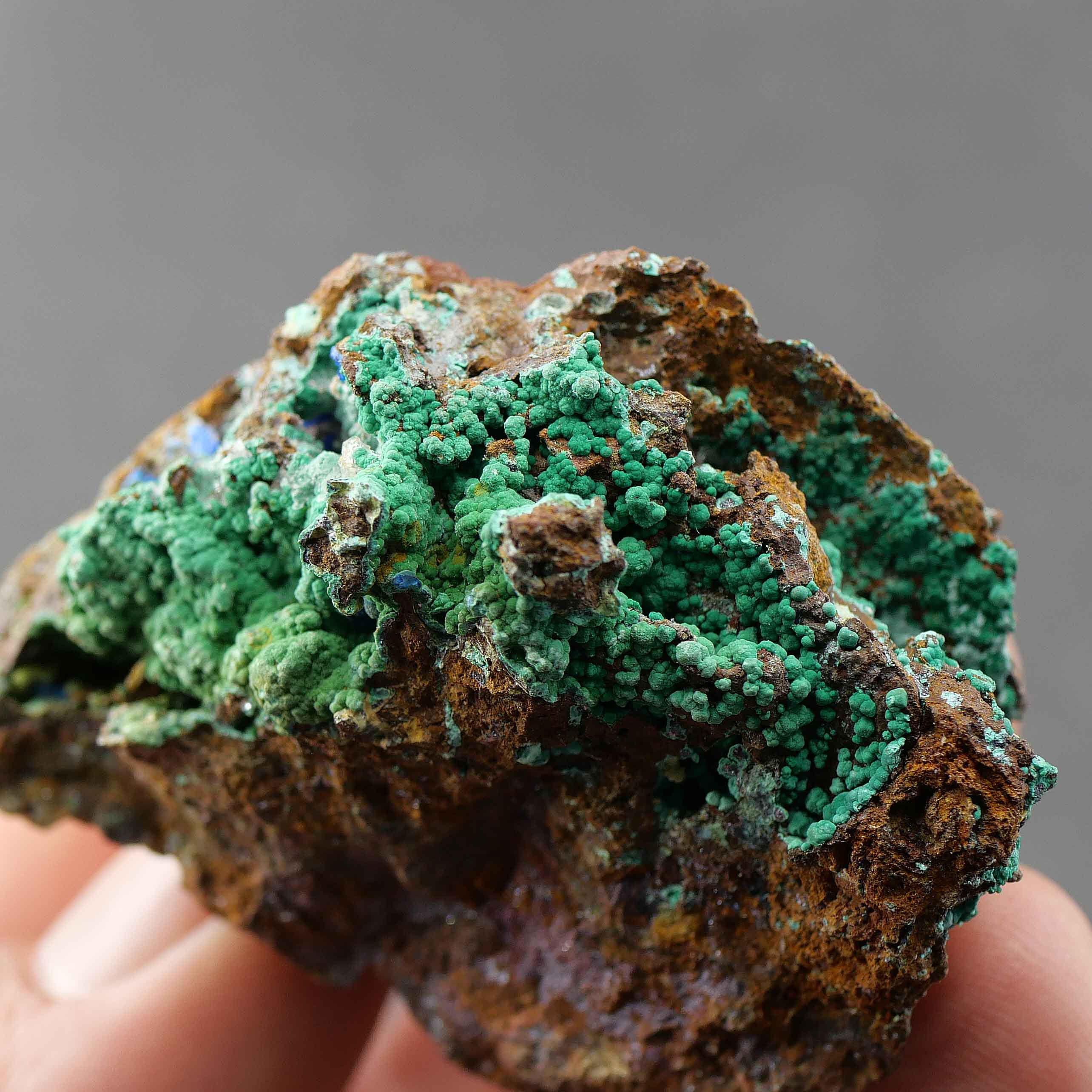 Malachit, Azurit  – Lavrion (Laurion), Griechenland