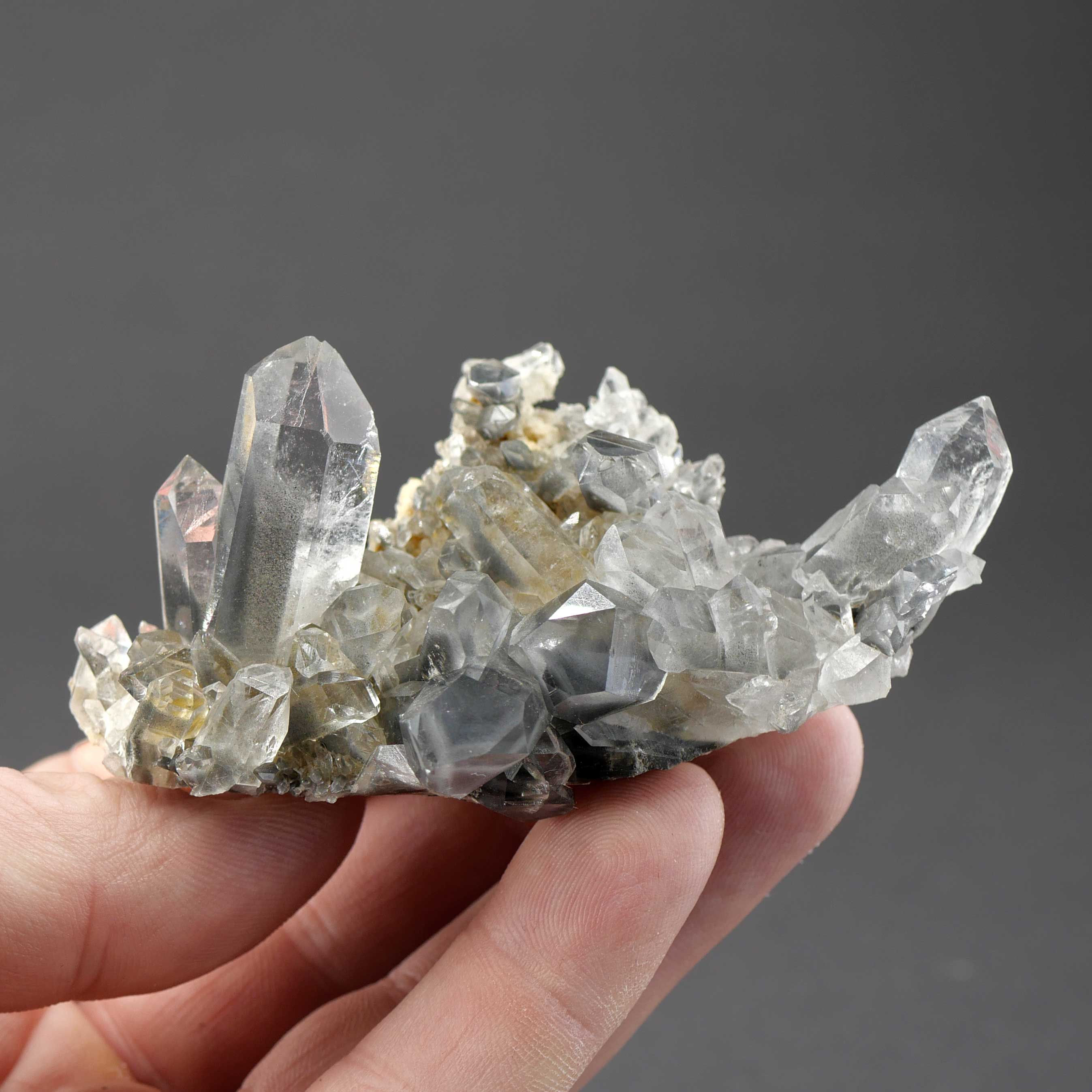 Quarz mit Einschlüssen – Hot Springs, Garland Co., Arkansas, USA