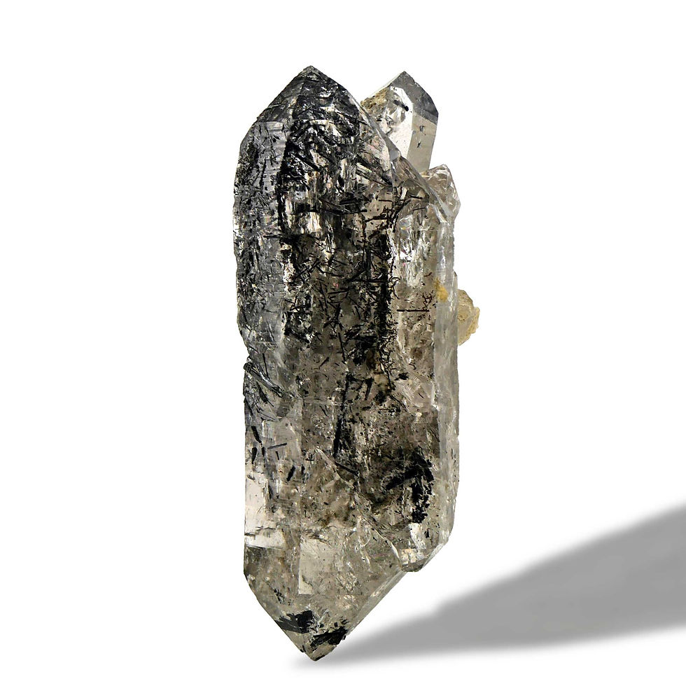 Thumbnail: Rock crystal, tourmaline, hematite - Cavradi Gorge, Tujetsch, Sedrun, Switzerland