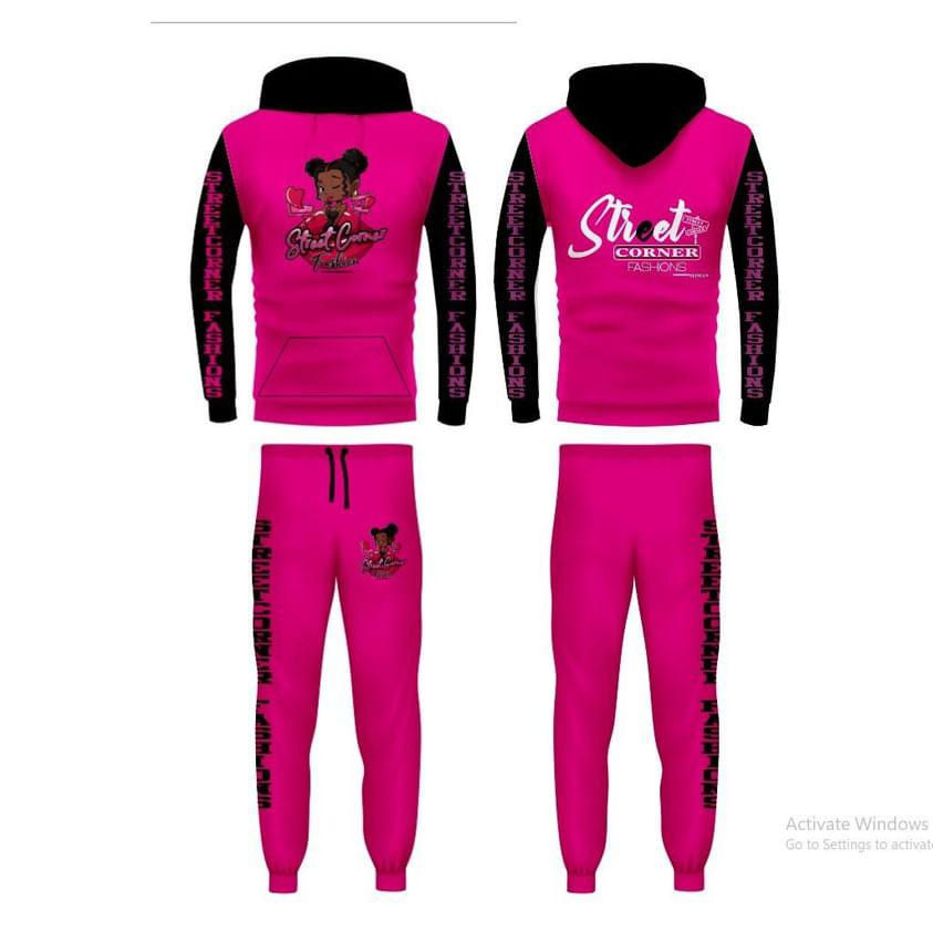Thumbnail: StreetCornerFashions ladies line sporty sexy and fresh sweat suits 