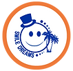 Logo Smile Dreams dentro Cerchio Arancio e Bianco 1