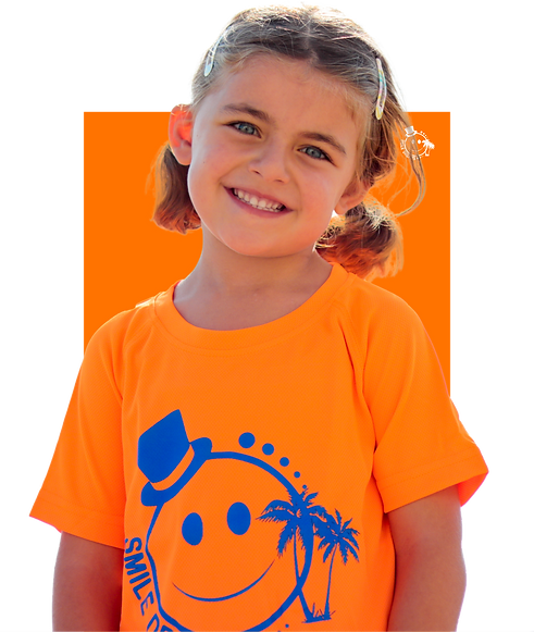 T-Shirt Arancione Bambino Merchandising Smile Dreams 1