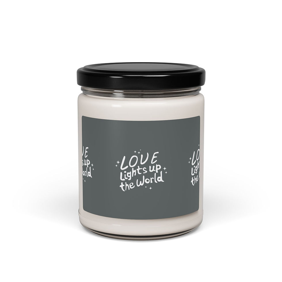 Thumbnail: Love light's up the World - Scented Soy Candle, 9oz