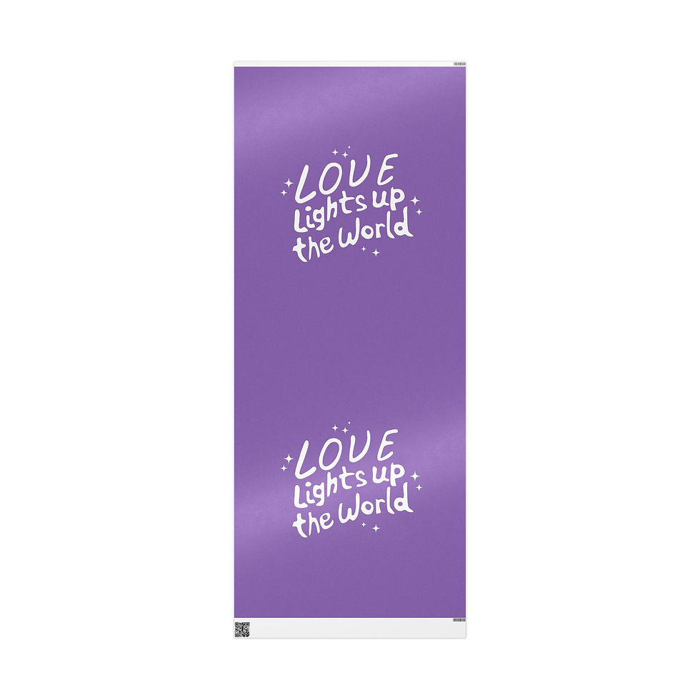 Thumbnail: Love lights Up The World - Wrapping Papers