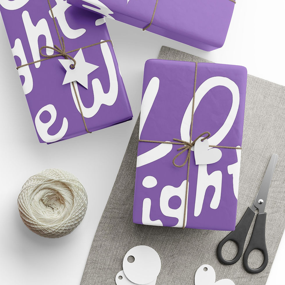 Thumbnail: Love lights Up The World - Wrapping Papers