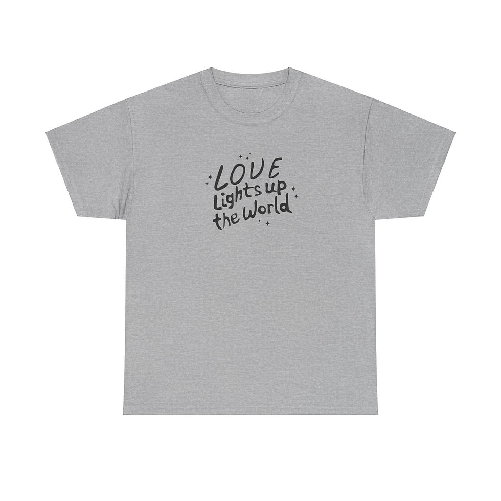 Thumbnail: Love Lights Up The World Crew-neck T-shirts 