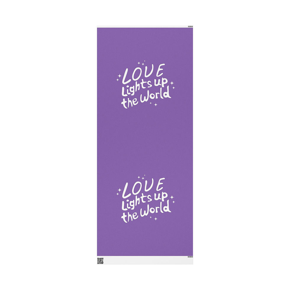 Thumbnail: Love lights Up The World - Wrapping Papers
