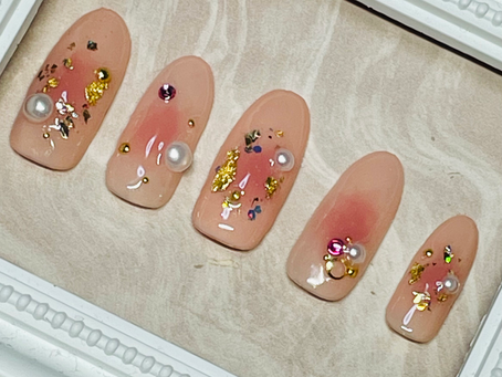 チークネイル　　亀戸駅東口徒歩5分ネイルサロンならToiRo-Me（トイロミー)