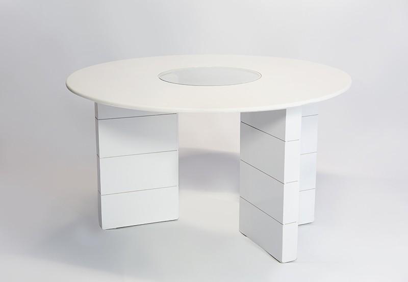 MESA DE JANTAR EM LACA (MJX 040B)