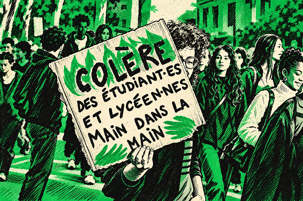 Claire Thoury s’exprime au micro lors de la rentrée politique du Mouvement associatif, à l’occasion de son départ de la présidence.

