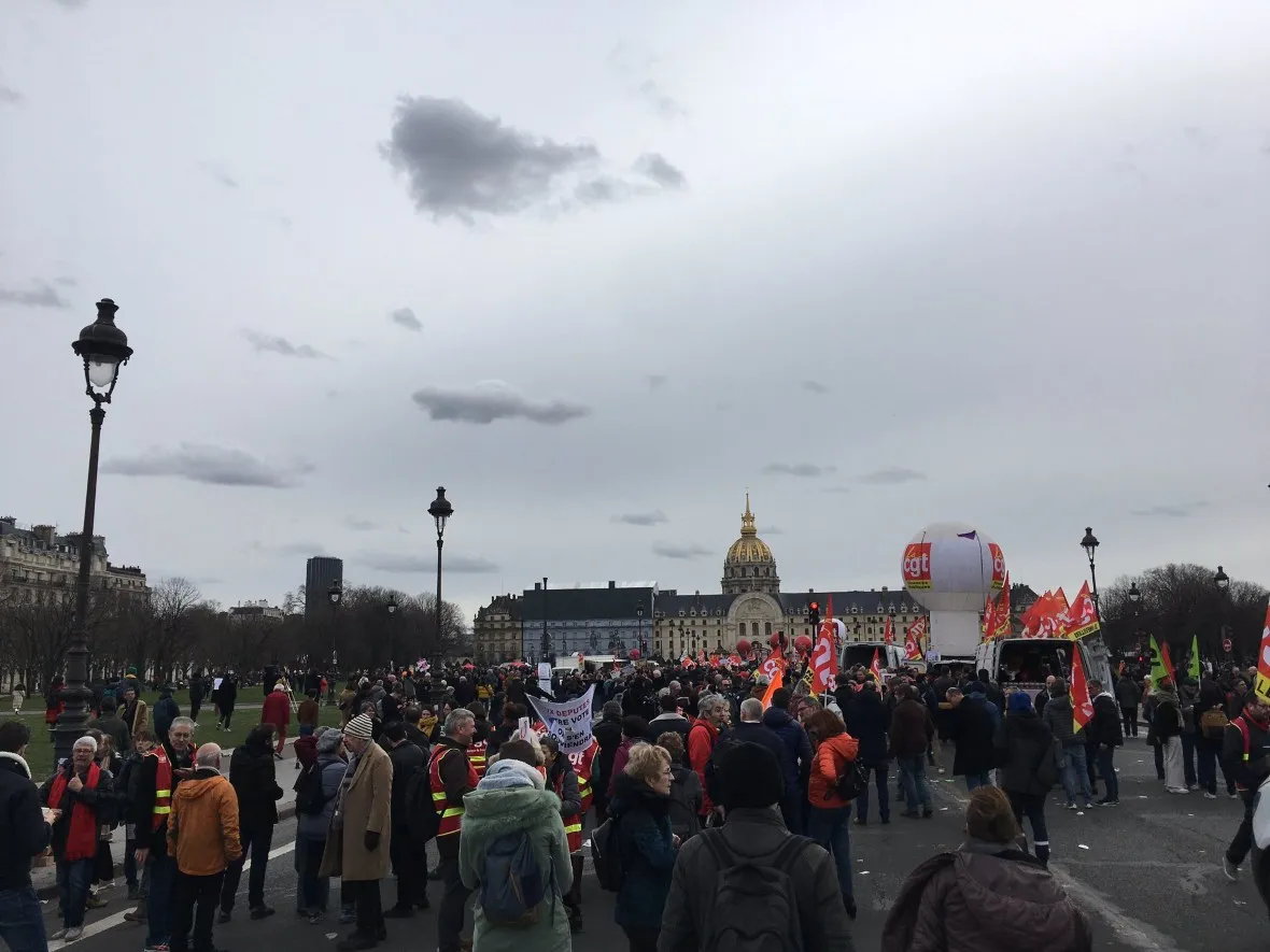 Manifestation contre la réforme des retraites