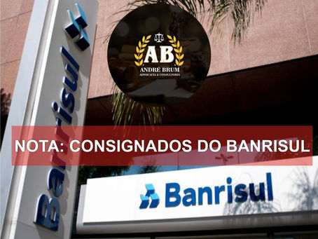 NOTA | CONSIGNADOS DO BANRISUL