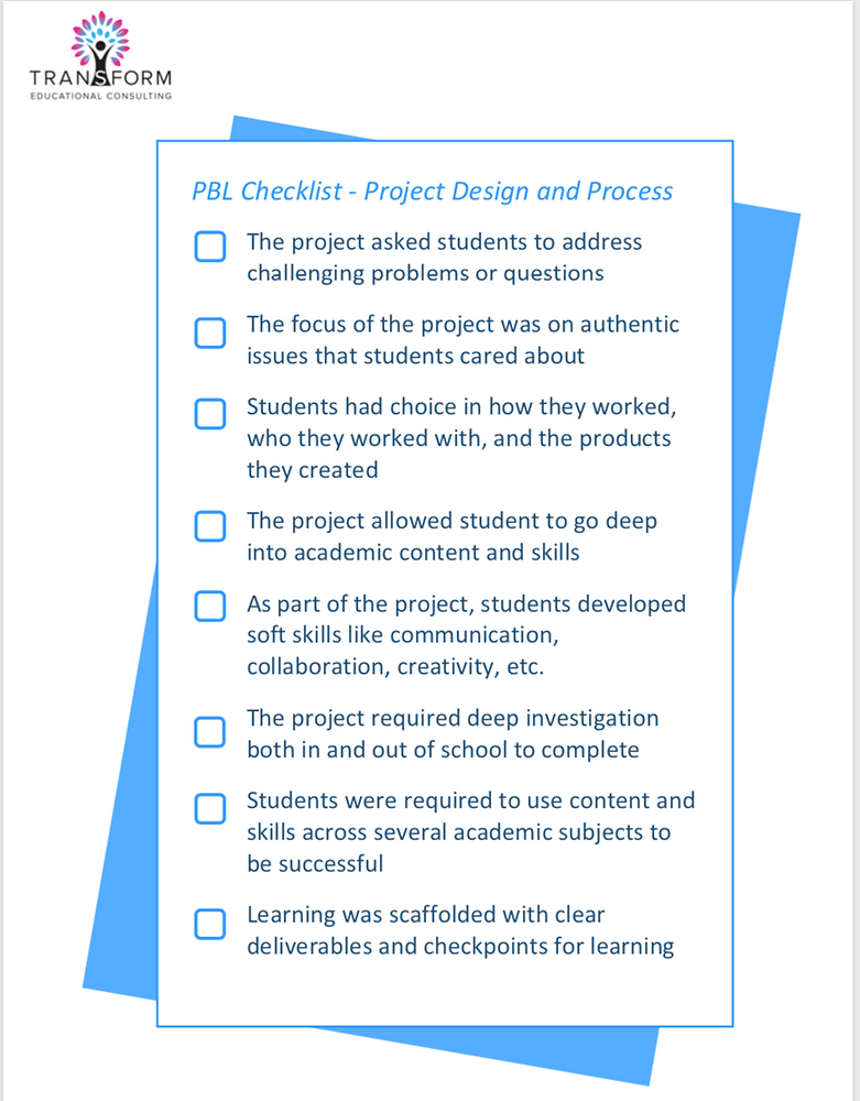 Learning Design Checklist: Evaluating and Reflecting on Past Projects ...