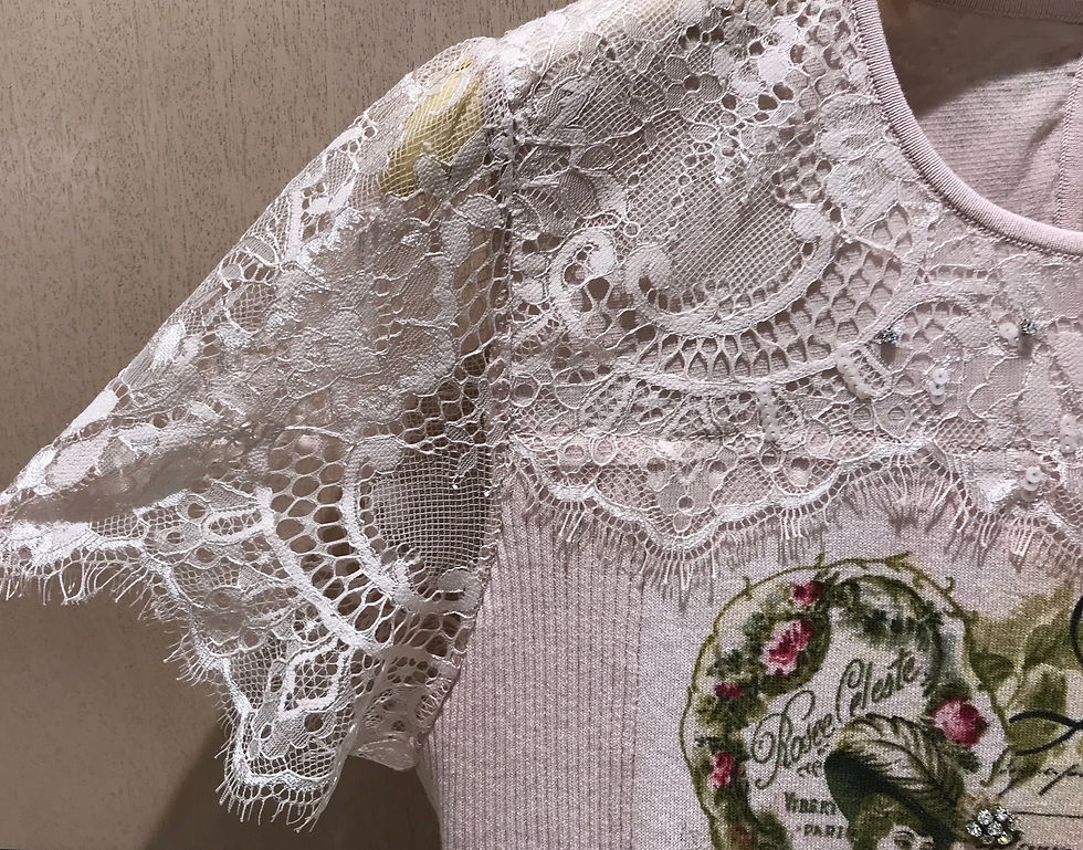 サムネイル： スーパービューティ　絵画風プリントニットトップス　SUPERBEAUTY  BZ11021