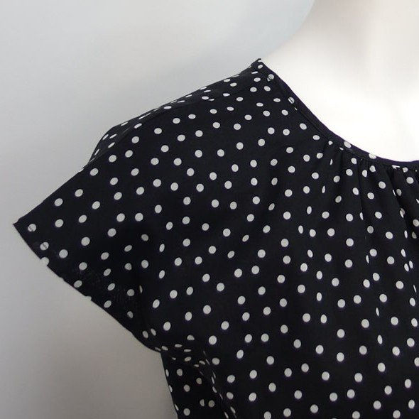 サムネイル： ギャラリービスコンティ ドットワンピース　2020SS カタログ掲載　GALLERY VISCONTI  AB28070