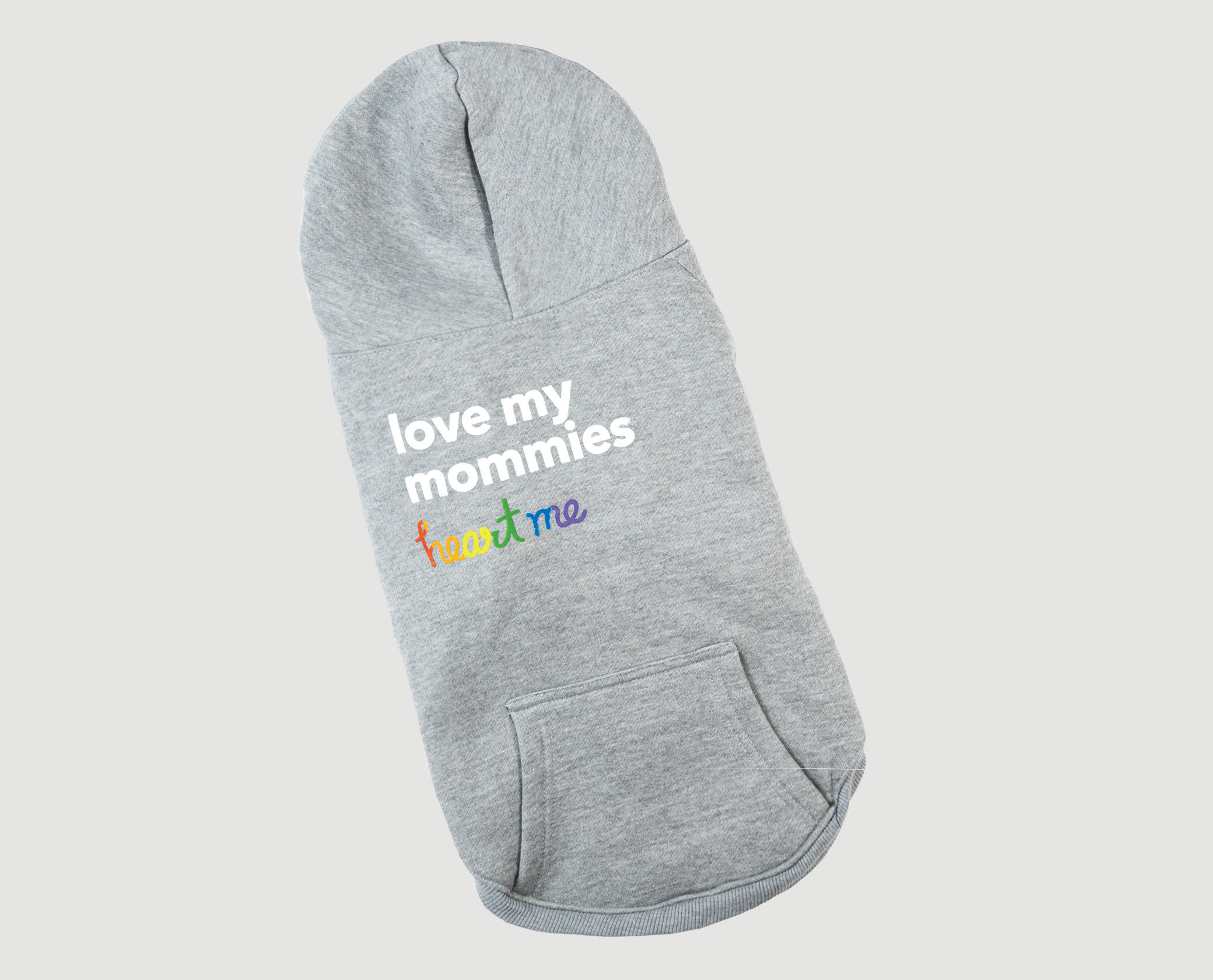 "love my mommies" Pet Hoodie