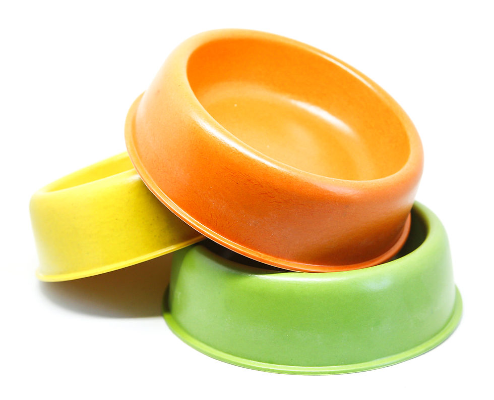 Thumbnail: Heart Me Round Natural Resin Feeding Bowl