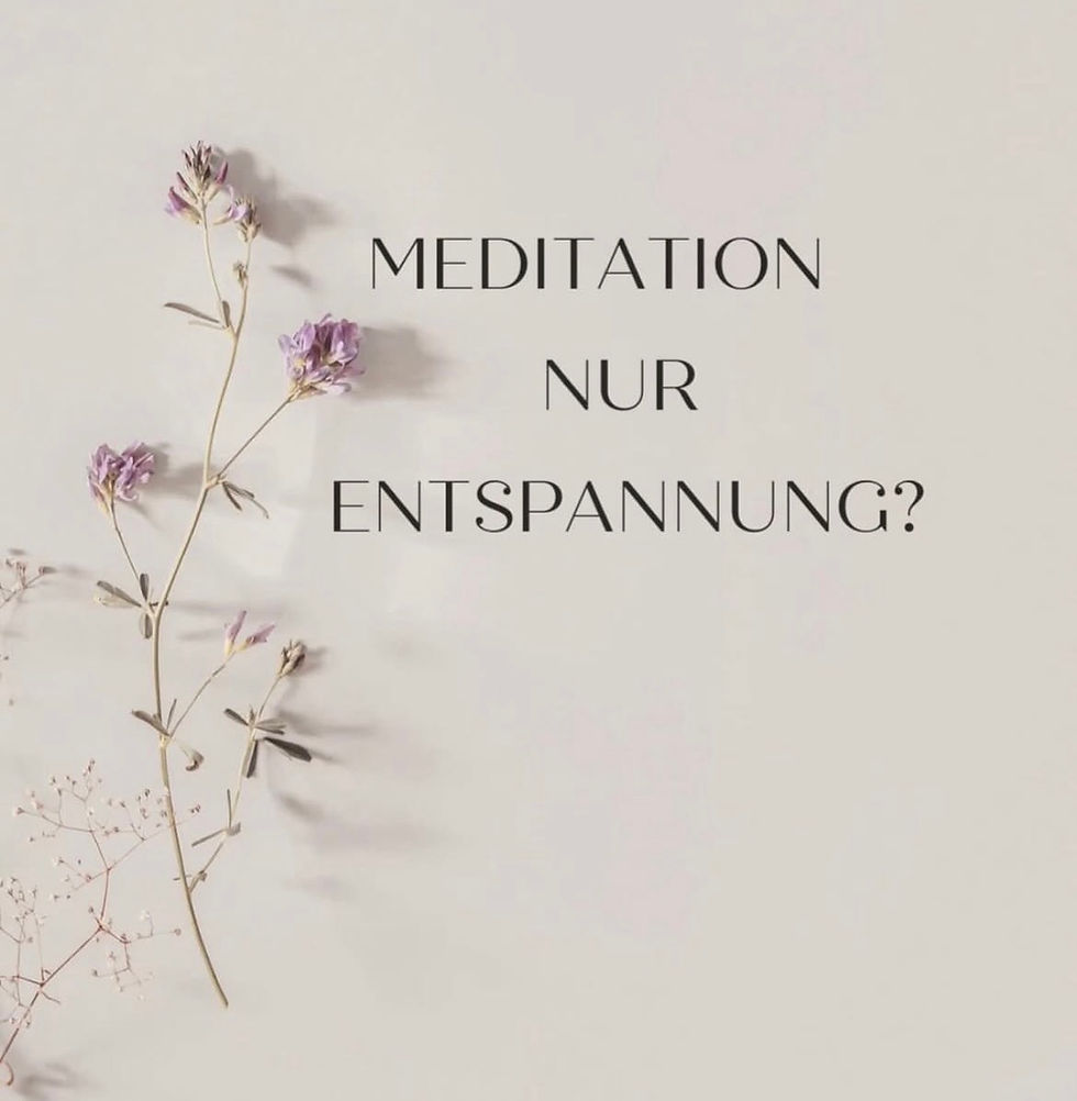 Ruhe und Entspannung