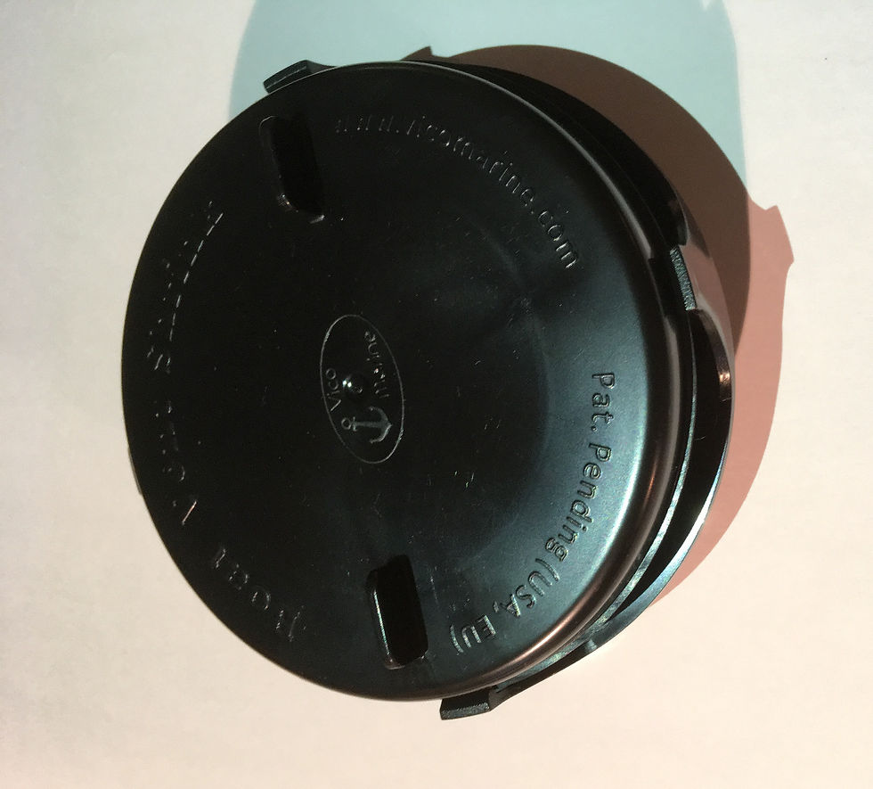 Zelfklevende ventilatierooster ZWART - Clip ventilation couleur noir